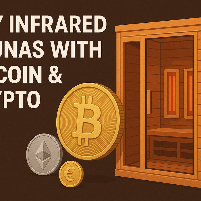 Buy Infrared Saunas with Bitcoin & Crypto