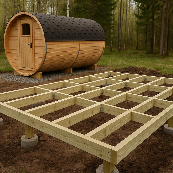 Foundation For Outdoor Sauna