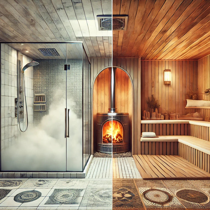 What is the Difference Between a Steam Shower and a Steam Sauna?