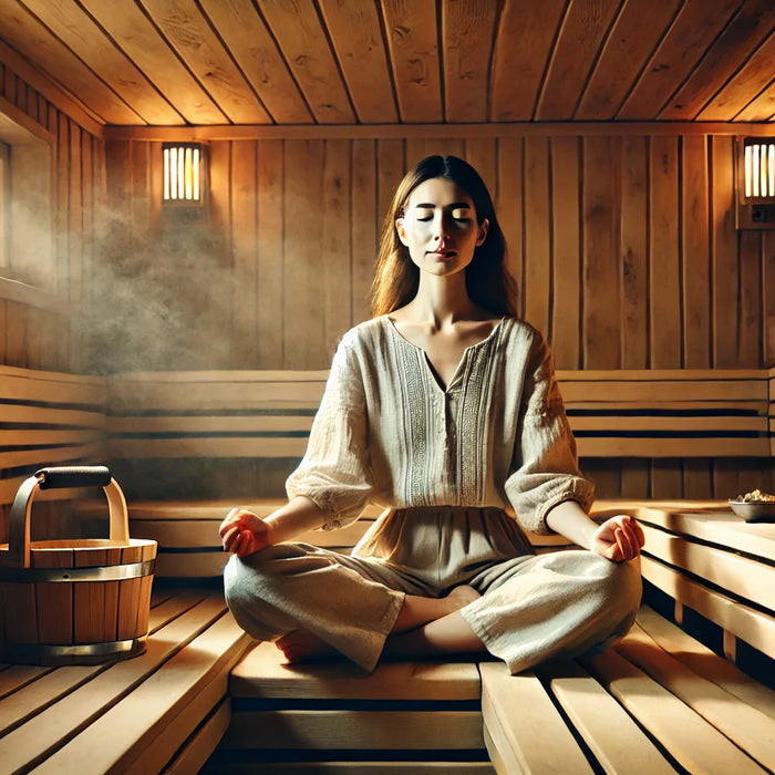 Passing Time In Sauna