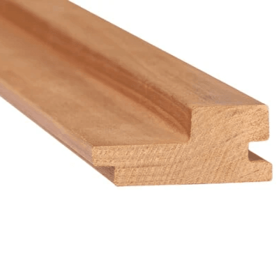 Revestimiento de pared de madera para sauna Prosaunas, Thermo-Aspen, con gran espacio entre paredes, 1" x 3" | WOOD666
