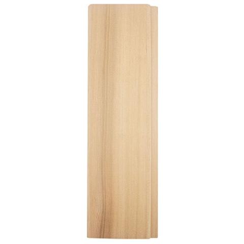 Revestimiento de pared de madera para sauna Prosaunas, veta vertical, cedro transparente de grado A+, 1" x 4" con espacio en V