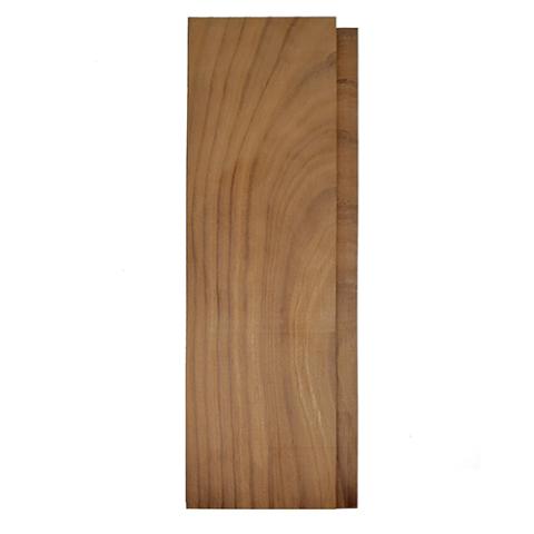 Revestimiento de pared de pino niquelado Thermo-Radiata de Prosaunas, 1" x 4" | WOOD667