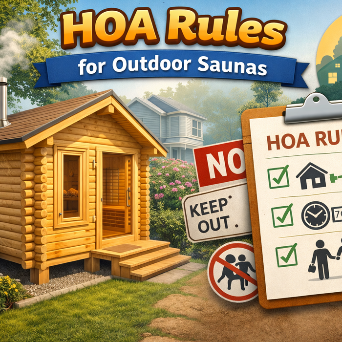 HOA Rules for Outdoor Saunas: What’s Allowed & Approval Tips