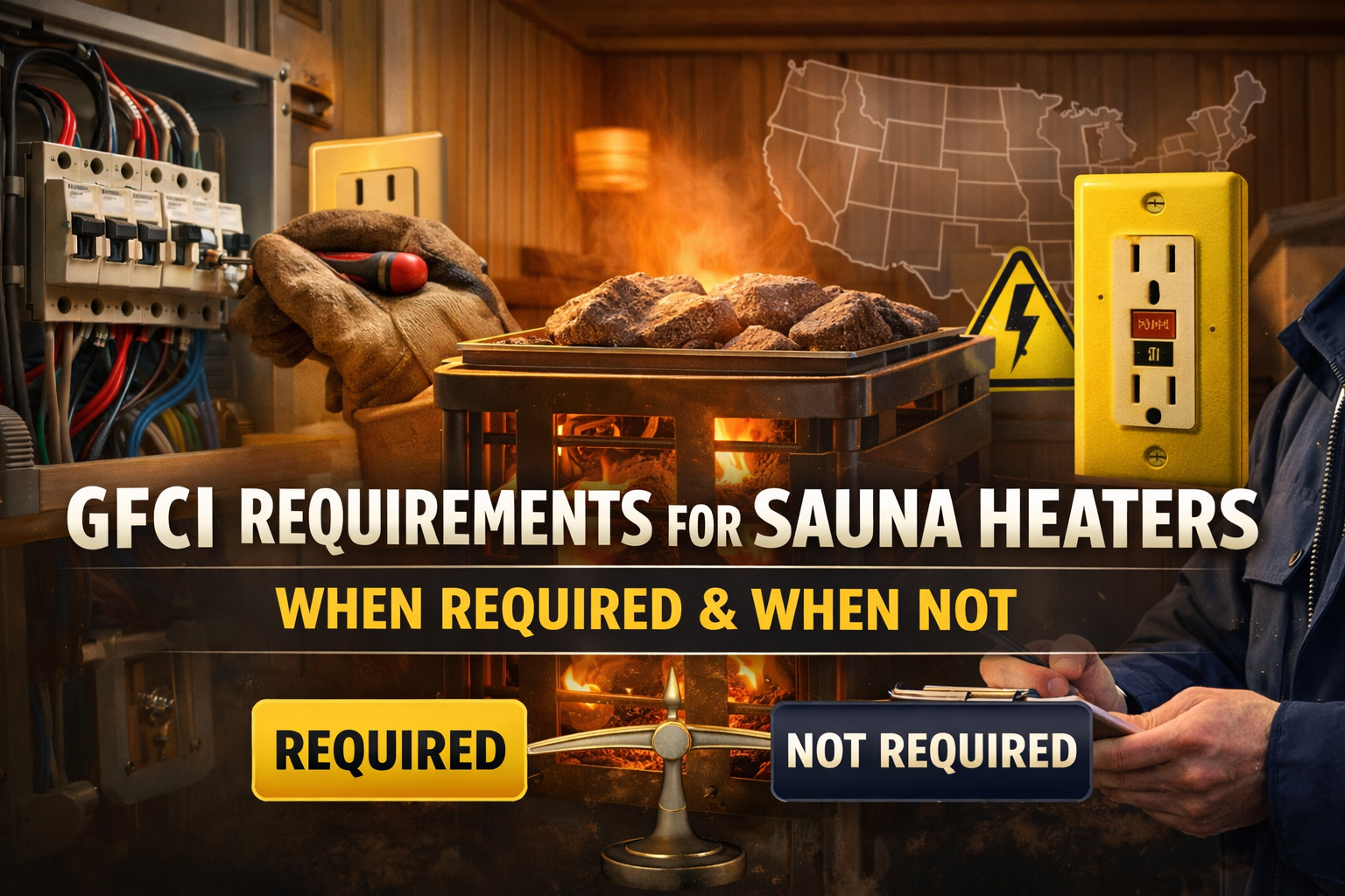 GFCI Requirements for Sauna Heaters: When Required & When Not