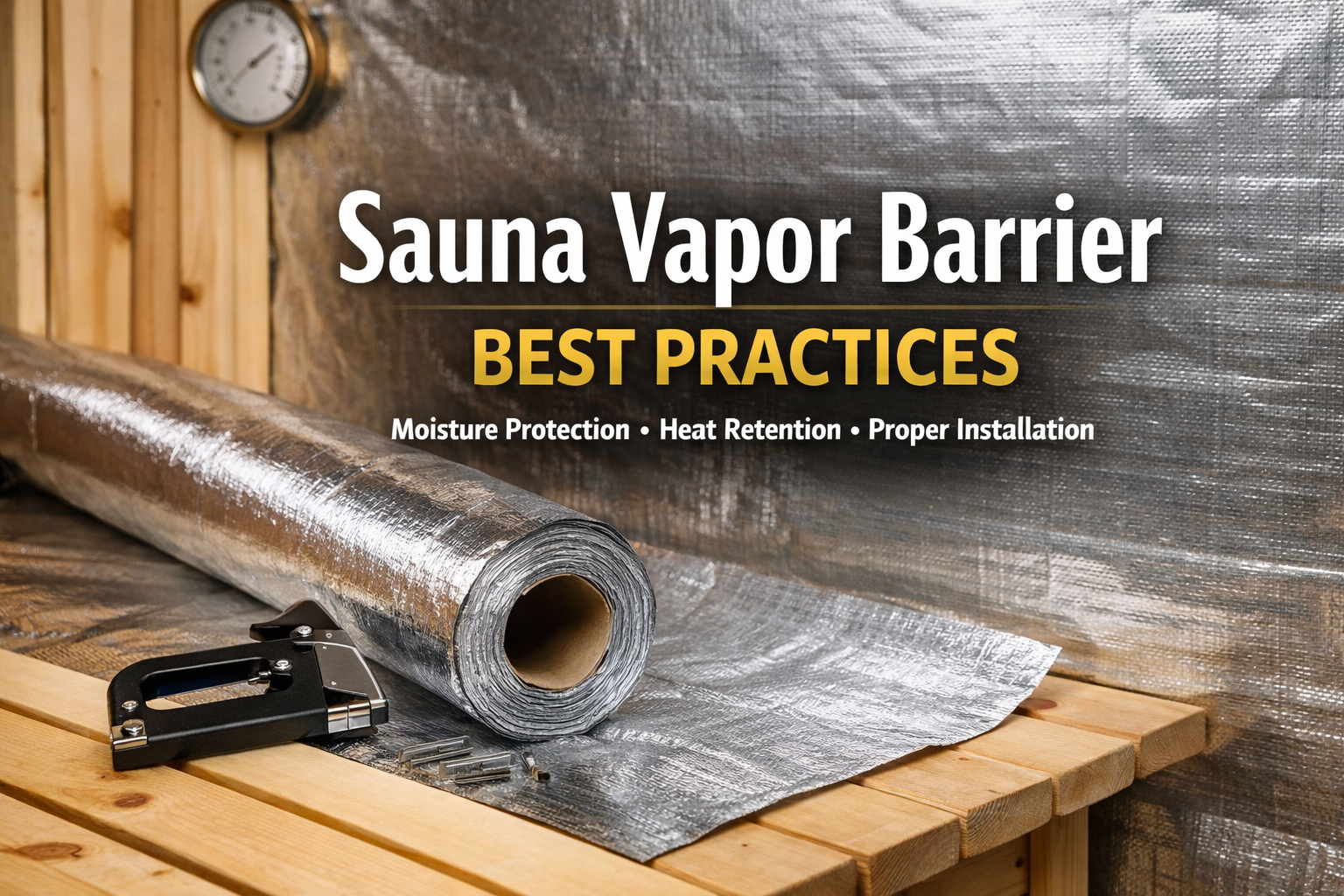 Sauna Vapor Barrier Best Practices