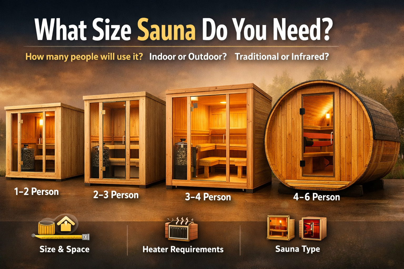 What Size Sauna Do You Need?