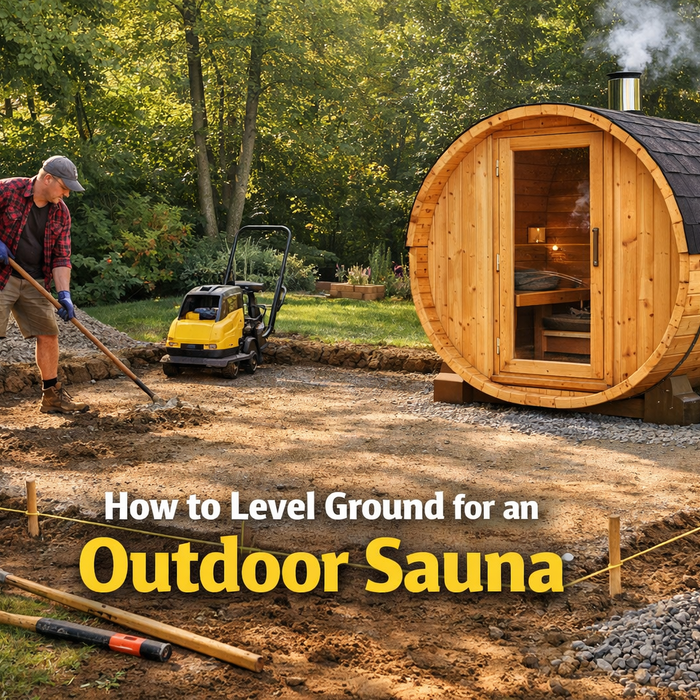 How to Level Ground for an Outdoor Sauna (Step-by-Step Guide)