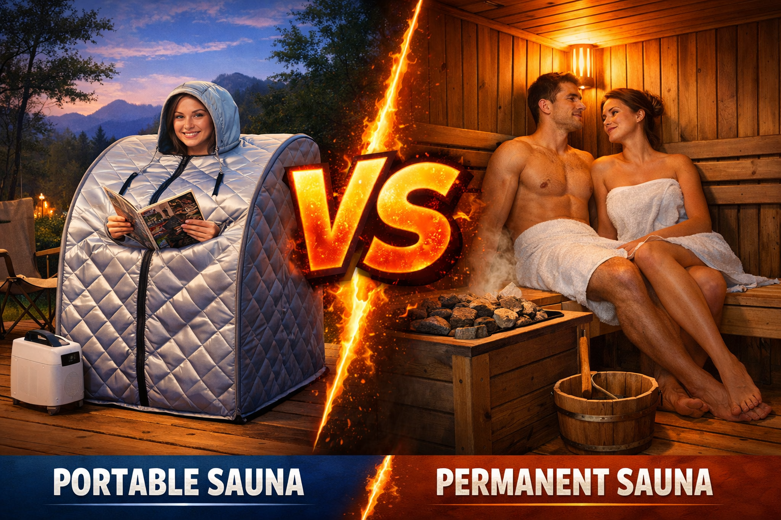 Portable Sauna vs. Permanent Sauna: Is a Real Sauna Worth the Investment?