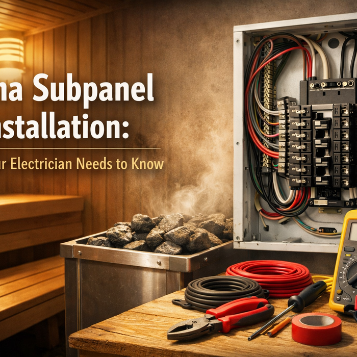 Sauna Subpanel Installation: What Your Electrician Needs to Know