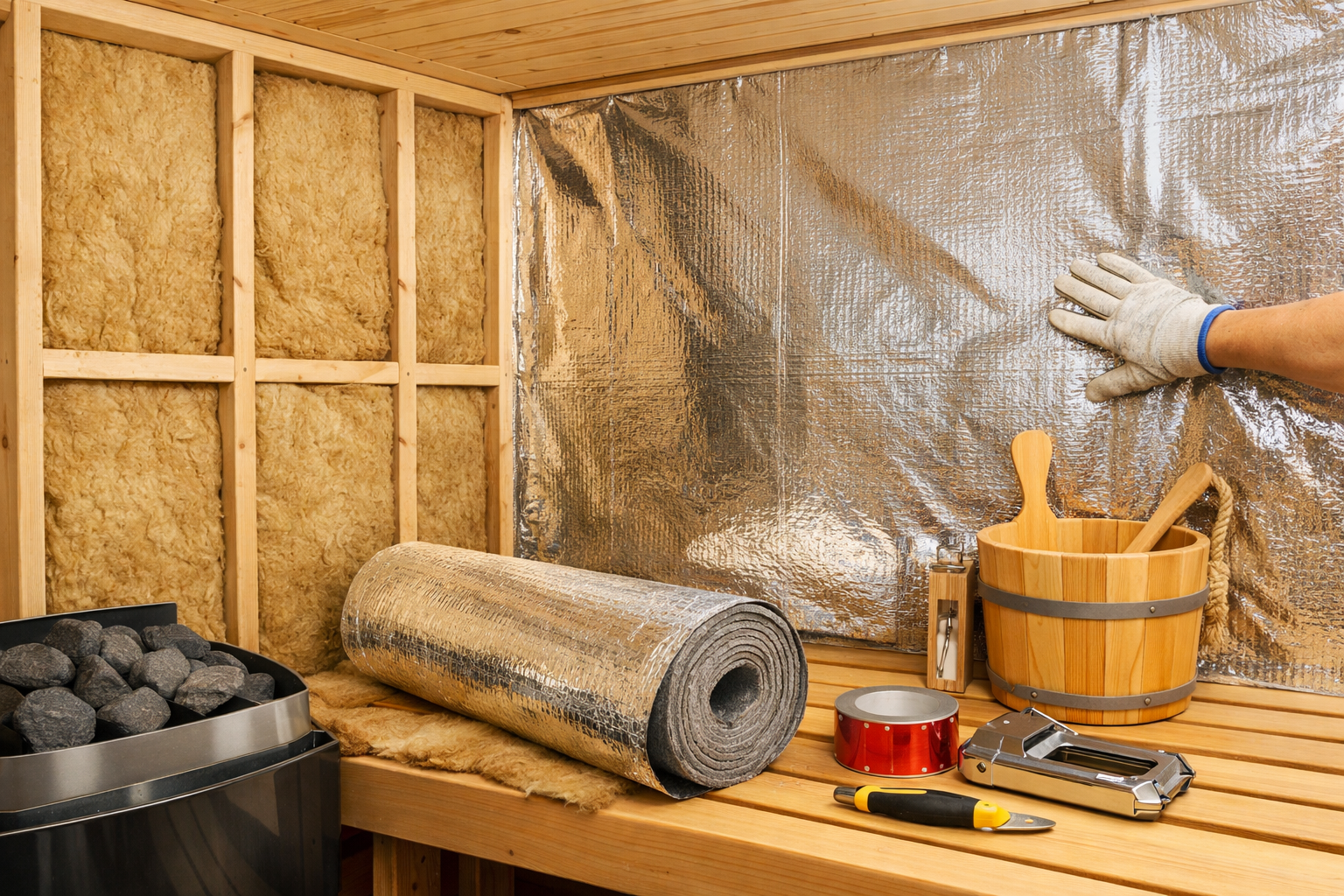 How to Insulate a Sauna: Vapor Barrier, R-Values, and Common Mistakes