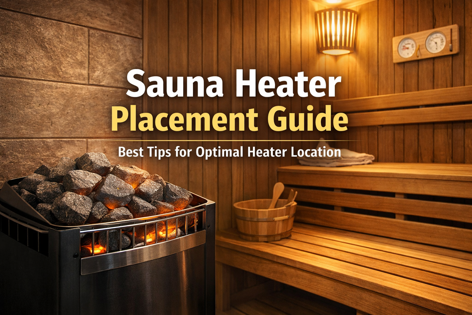 Sauna Heater Placement Guide: Corner vs. Center-Wall vs. Under-Bench