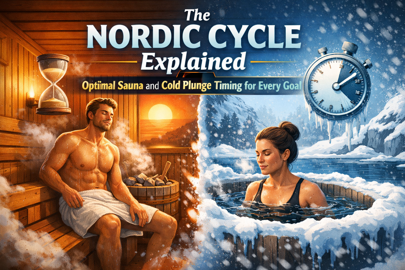 The Nordic Cycle Explained: Optimal Sauna and Cold Plunge Timing for Every Goal