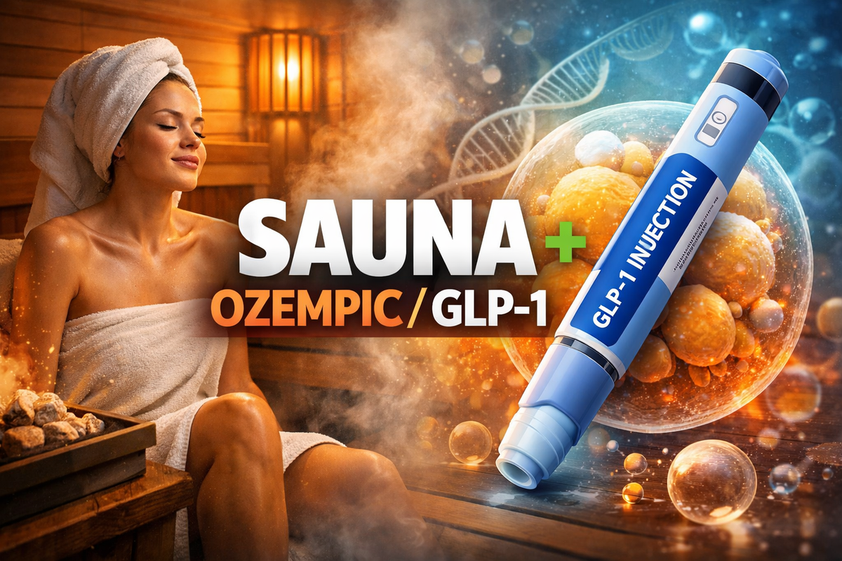 Sauna and Ozempic: How Heat Therapy Supports GLP-1 Weight Loss
