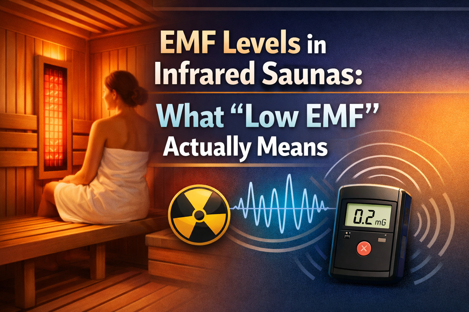 EMF Levels in Infrared Saunas: What 'Low EMF' Actually Means