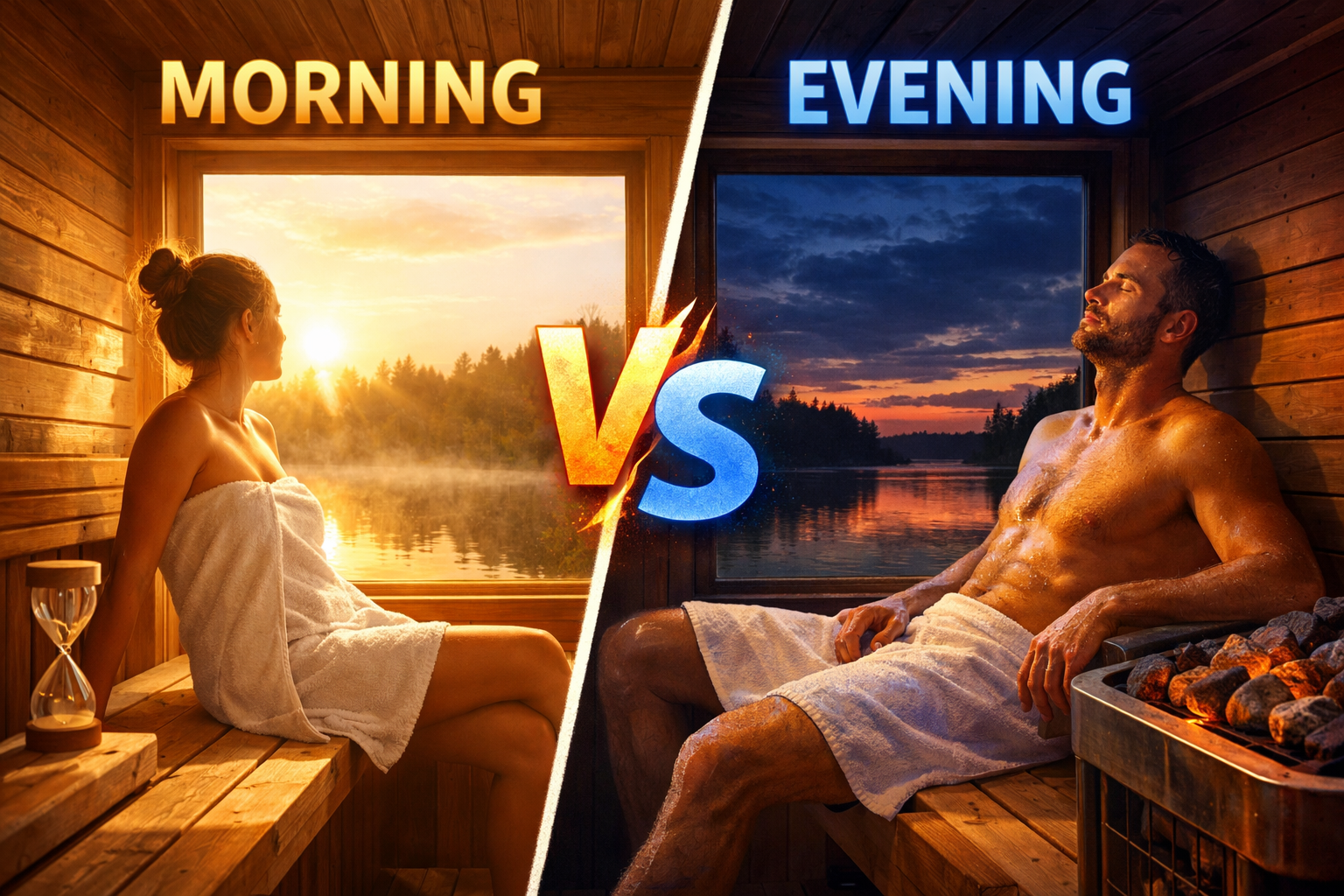 Morning vs Evening Sauna: When Is the Best Time for Your Session?