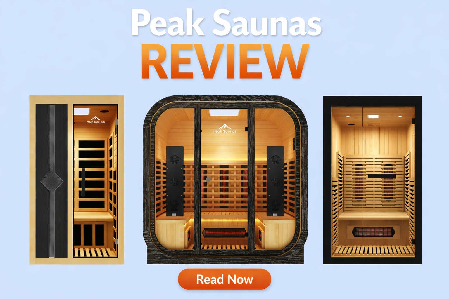 Peak Saunas Review: Full Spectrum Infrared Saunas with Built-In Red Light Therapy