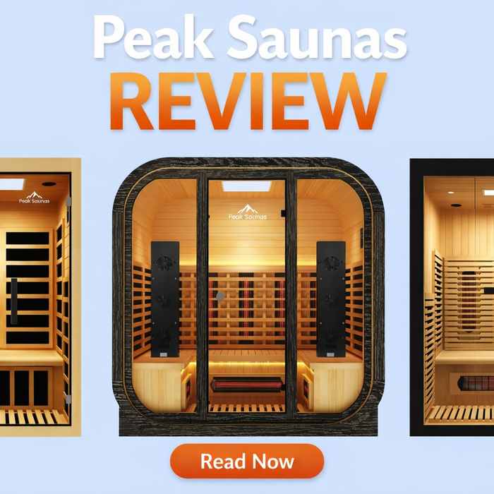 Peak Saunas Review: Full Spectrum Infrared Saunas with Built-In Red Light Therapy