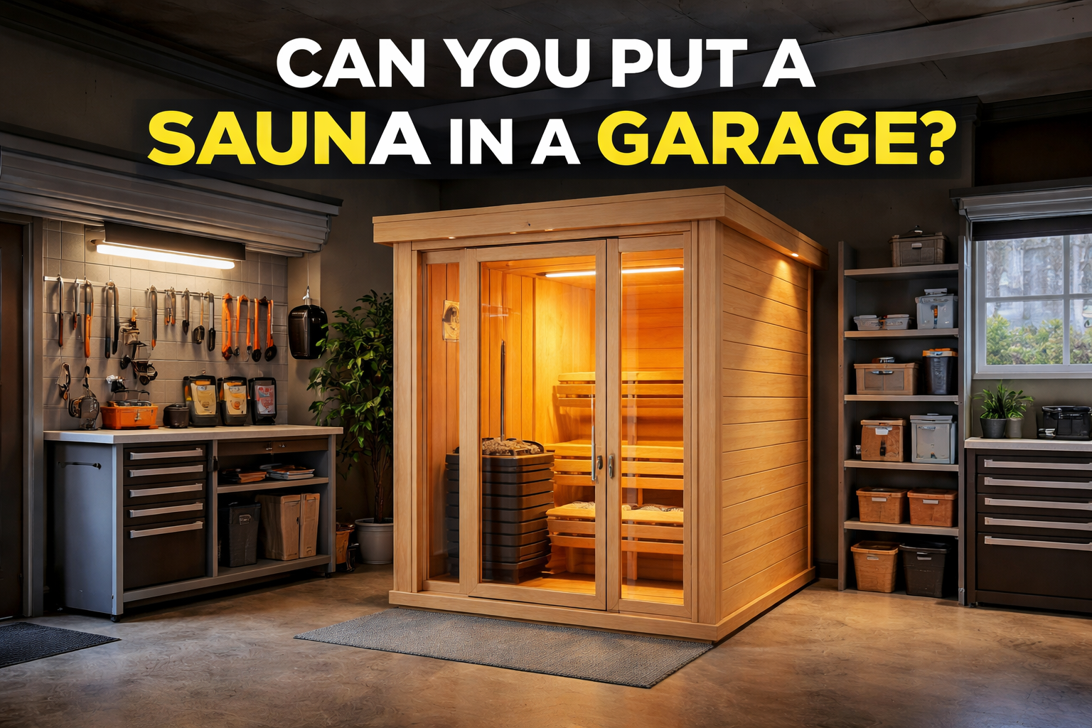 Can You Put a Sauna in a Garage?