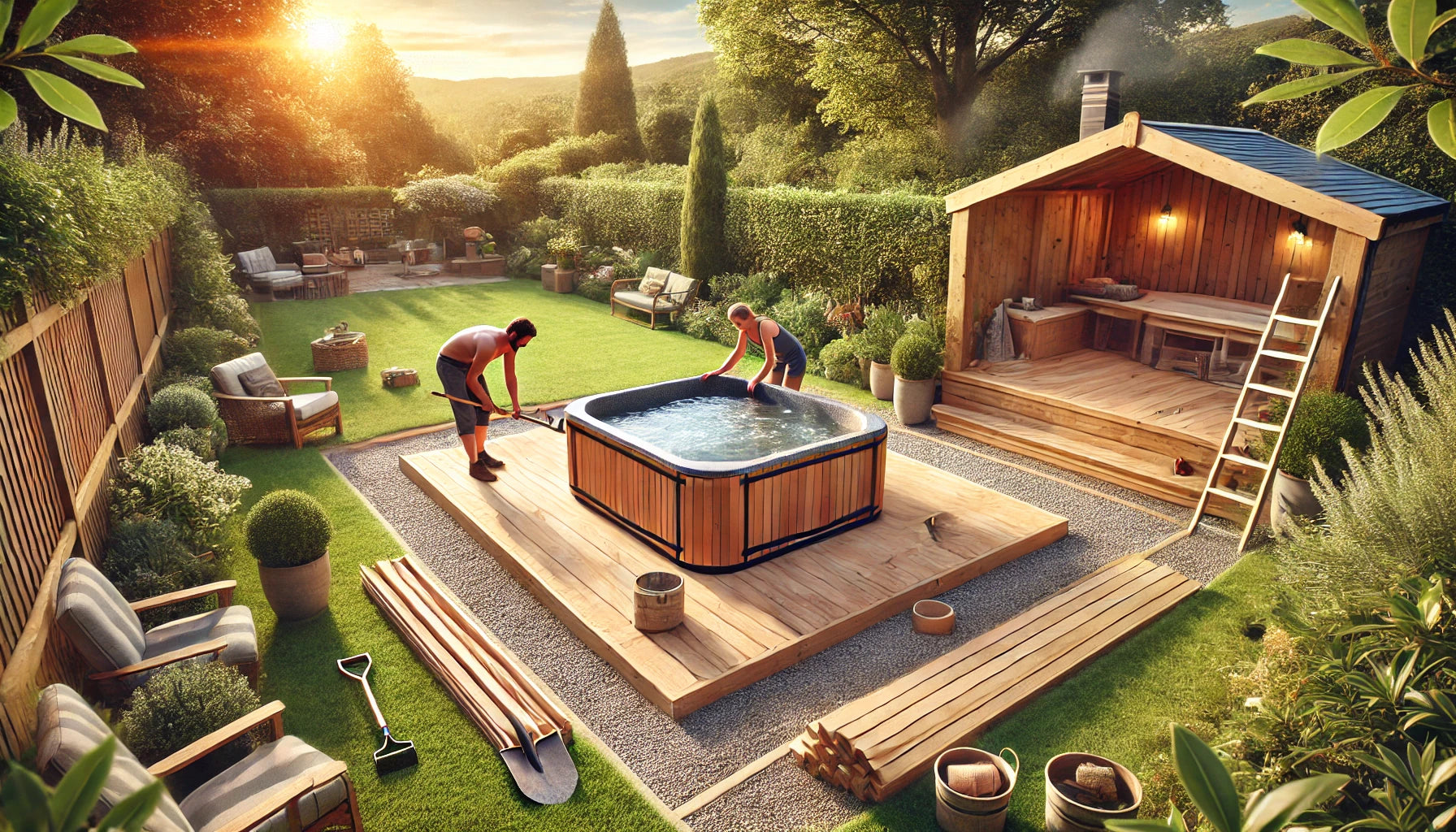 How to Prepare Your Backyard for a Wood-Burning Hot Tub Installation