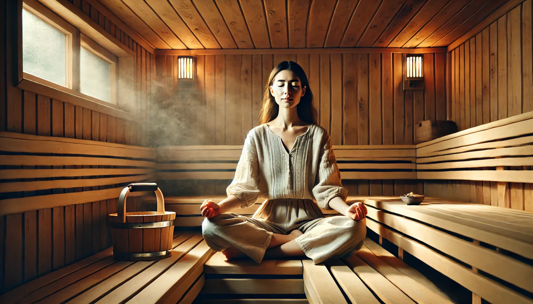 Passing Time In Sauna