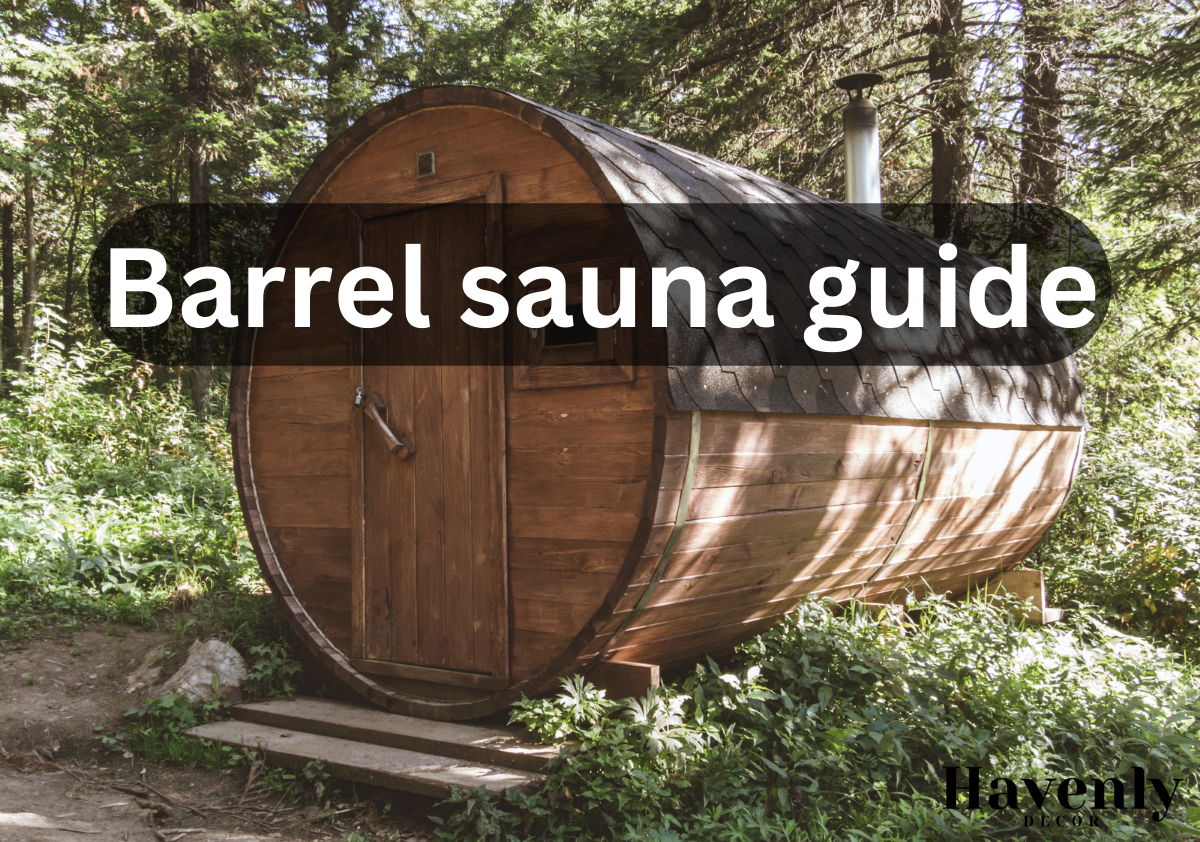 how to pick a barrel sauna