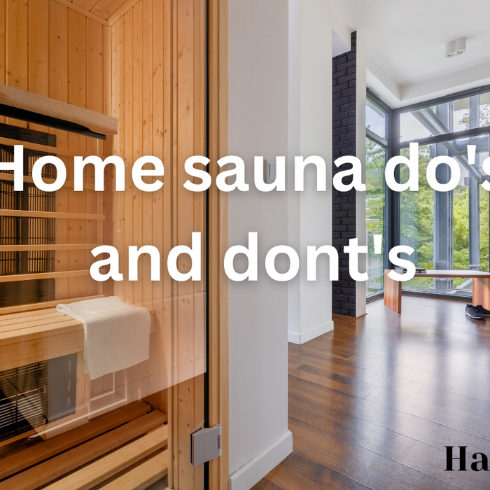 home sauna do's and dont's