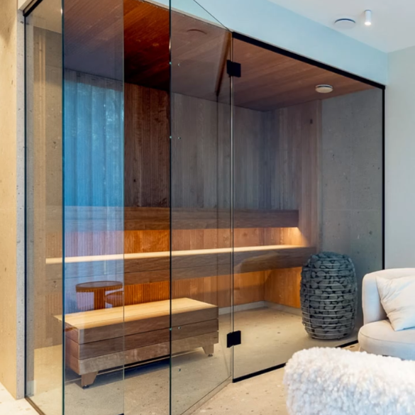 Sauna Glass Windows and Walls