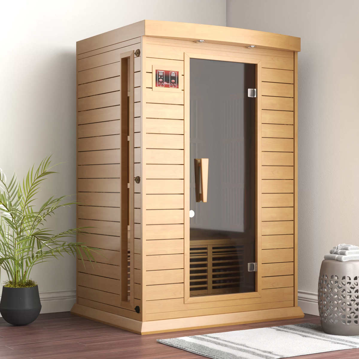 2-Person Saunas for Sale | Infrared & Traditional
