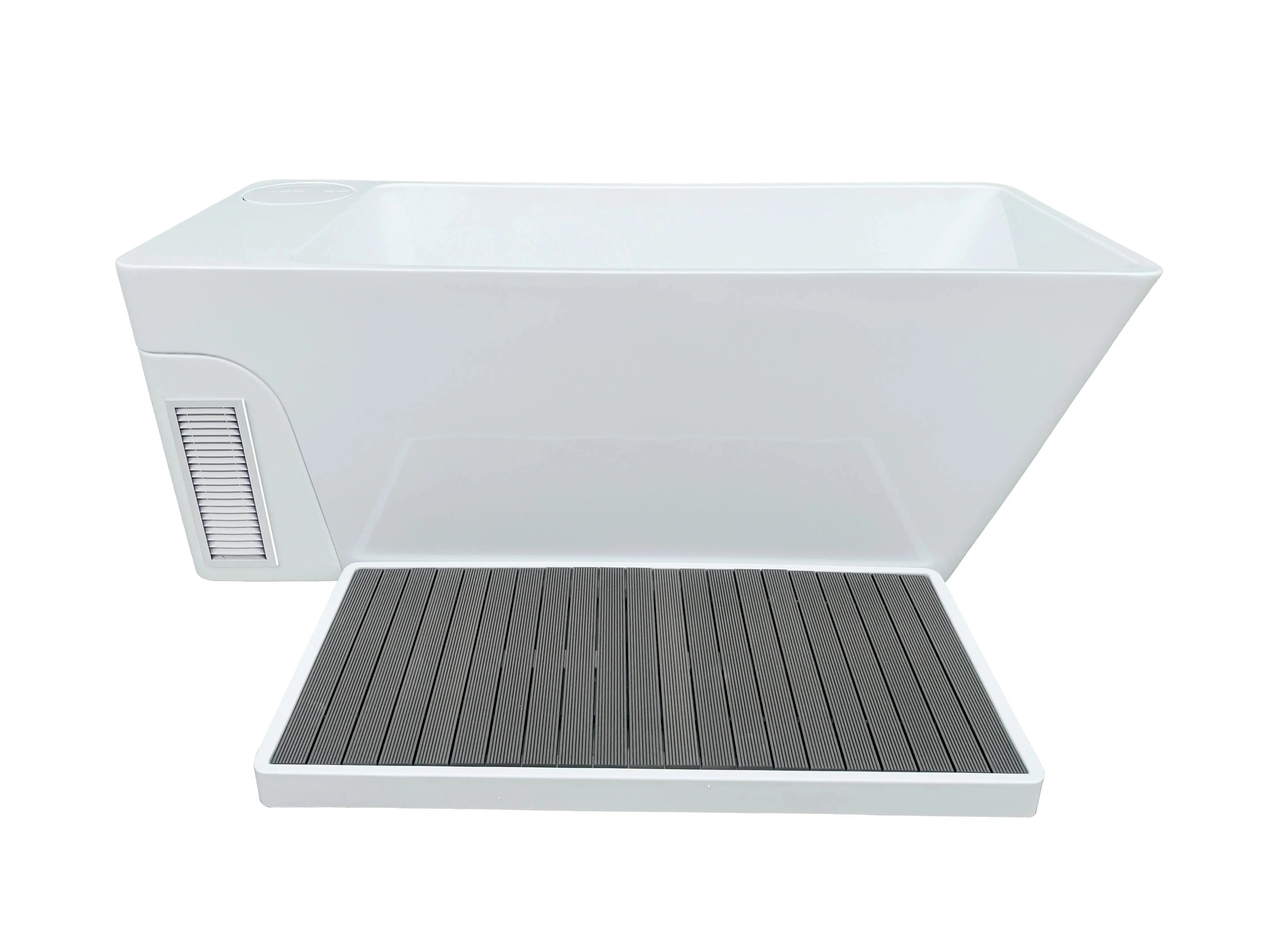 Anyi 1 Person Acrylic Cold Plunge Ice Bath Tub w/ Integrated Chiller