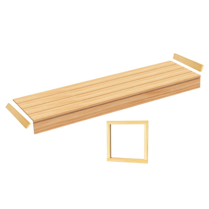 Cedar Sauna Bench Kit - 60" One-Level (2 person)