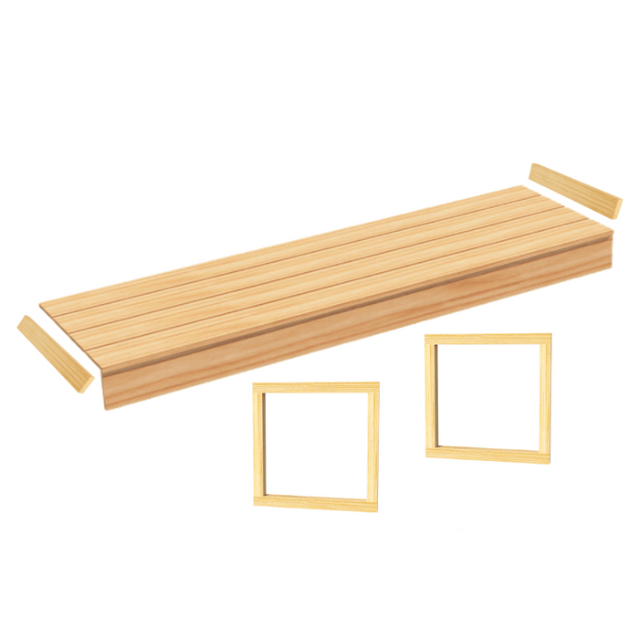 Cedar Sauna Bench Kit - 84" One-level (3 person)