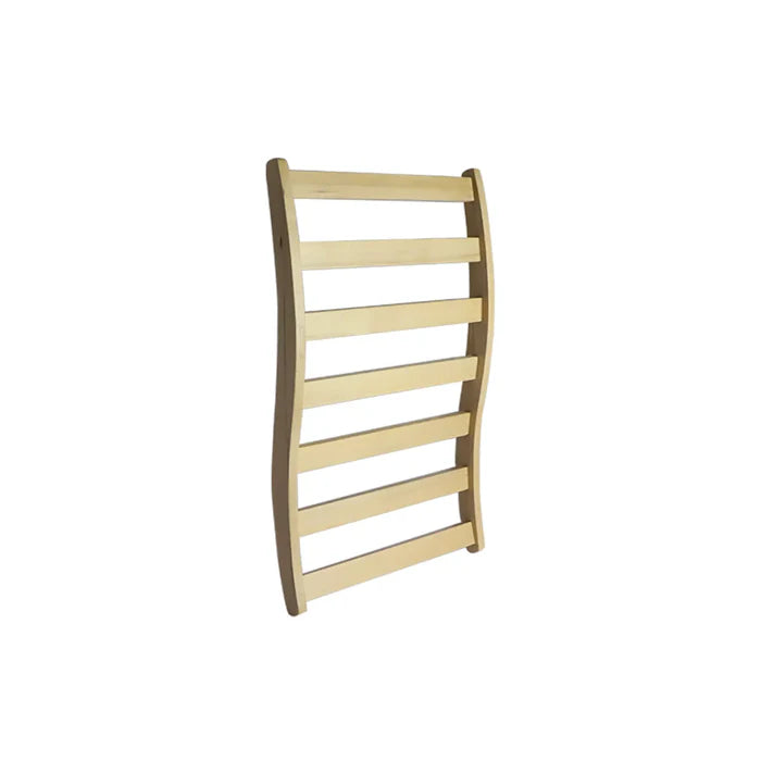 Wizzisaunas S-Shaped Ergonomic Hemlock Sauna Backrest