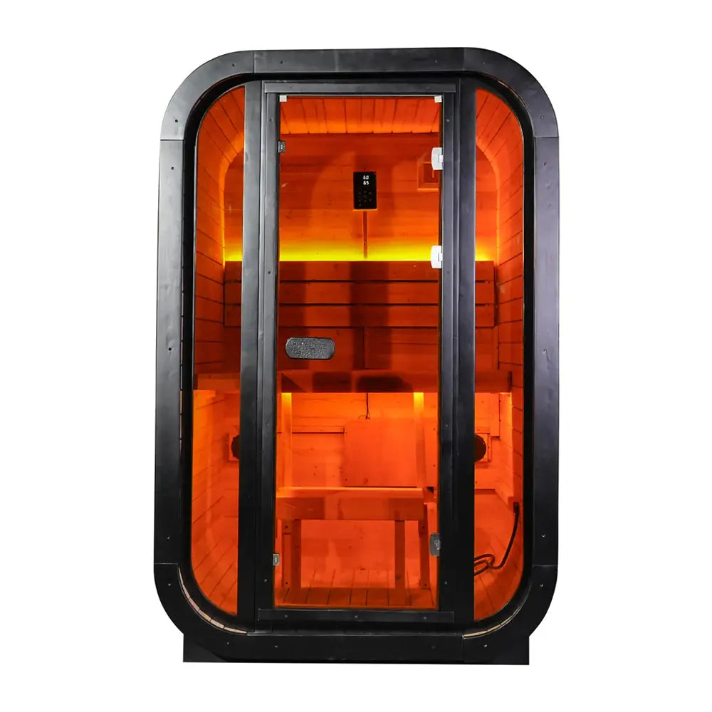 Anyi 1-2 Person Outdoor Traditional Cube Sauna