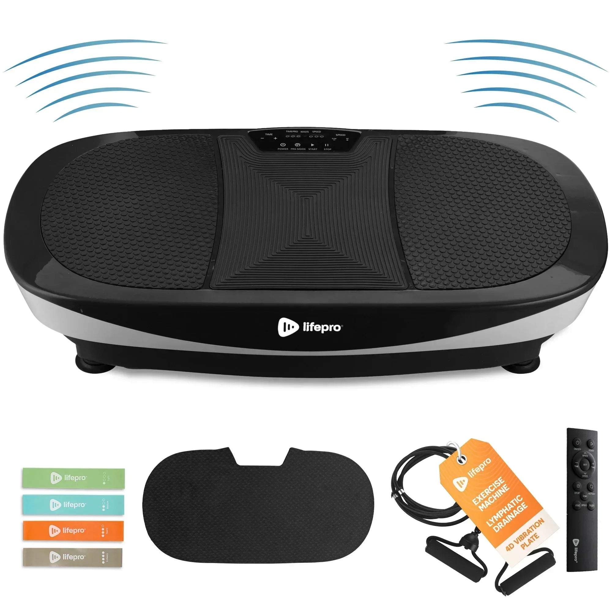 Lifepro Rumblex Max™ 4D Vibration Plate with Resistance Bands