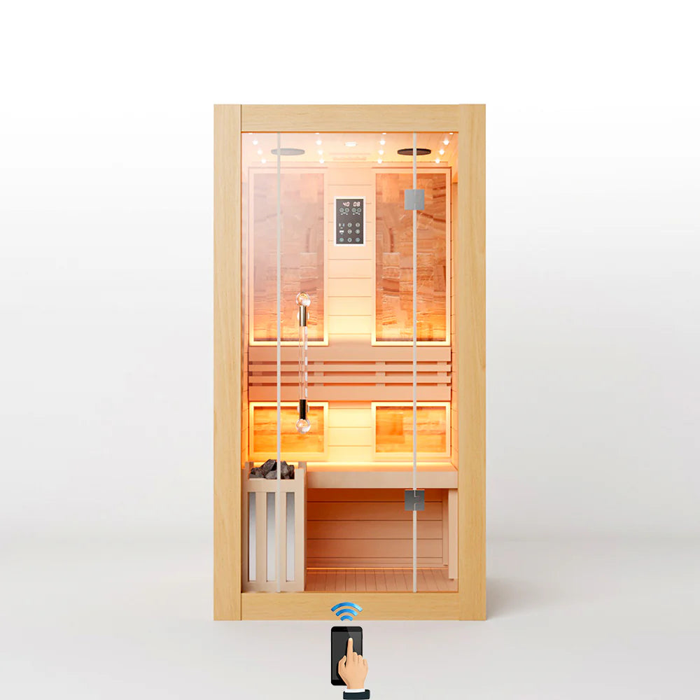 Sauna tradicional de interior Golden Designs Sundsvall para dos personas | GDI-7289-02