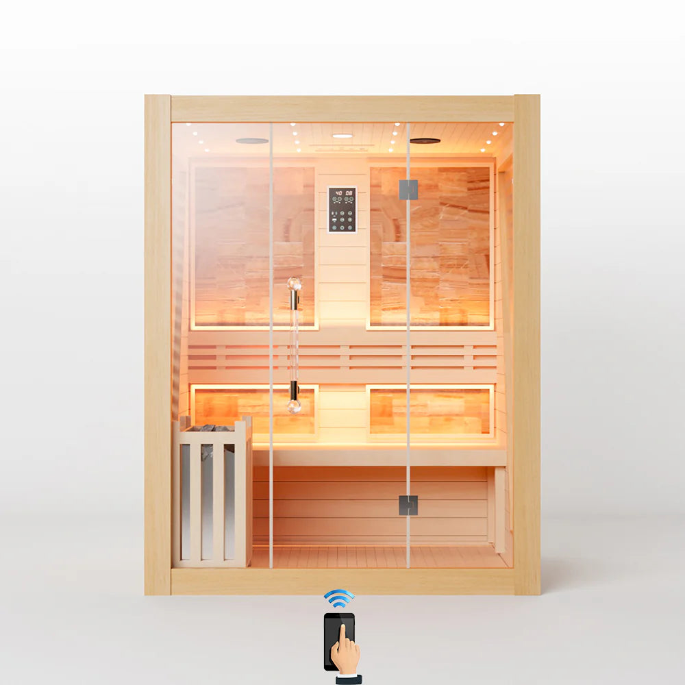 Sauna tradicional de interior Golden Designs Sundsvall para dos personas | GDI-7289-02