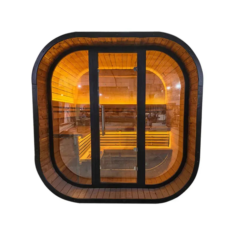 Anyi 4-6 Person Outdoor Traditional Cube Sauna