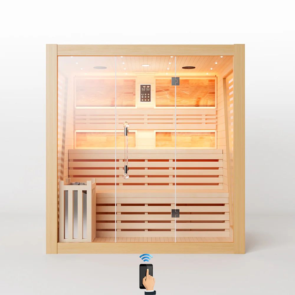 Sauna tradicional de interior Golden Designs Sundsvall para dos personas | GDI-7289-02