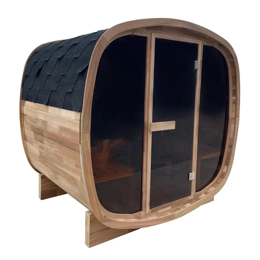 Anyi 4 Person Outdoor Traditional Cube Sauna