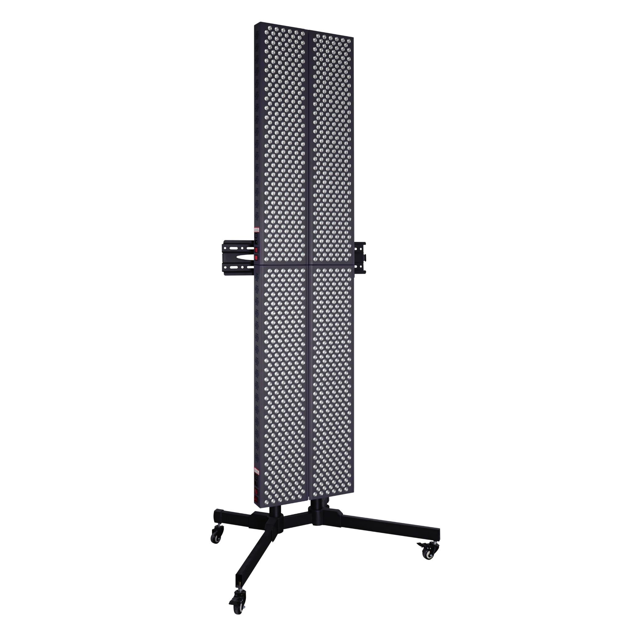 Hooga 4x PRO1500 72" x 8.6" Red Light Therapy Panels & Vertical Stand Kit