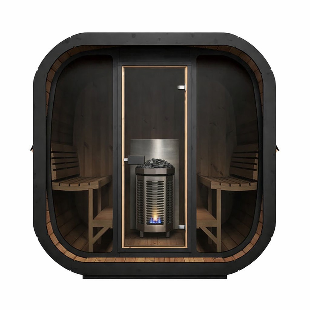 SaunaLife CL7G Outdoor Cube Sauna Kit - alternate view