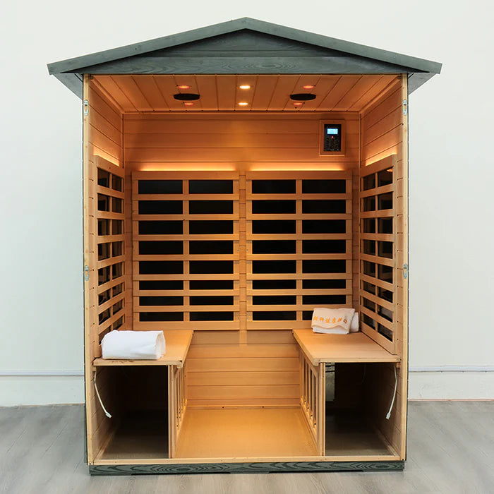 Wizzisaunas VF04 4-Person Outdoor Infrared Sauna - view 4