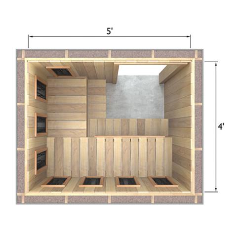 Finnmark Spectrum+™ 120V/240V Infrared Sauna Heater Panel Kit w/ Digital Controller and Wifi