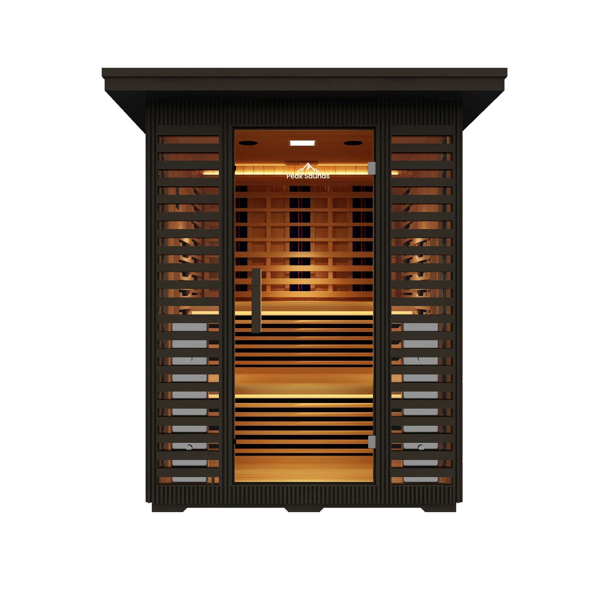 Peak Saunas Kilimanjaro 5-Person Outdoor Full Spectrum Infrared Sauna with Smart WiFi App Control
