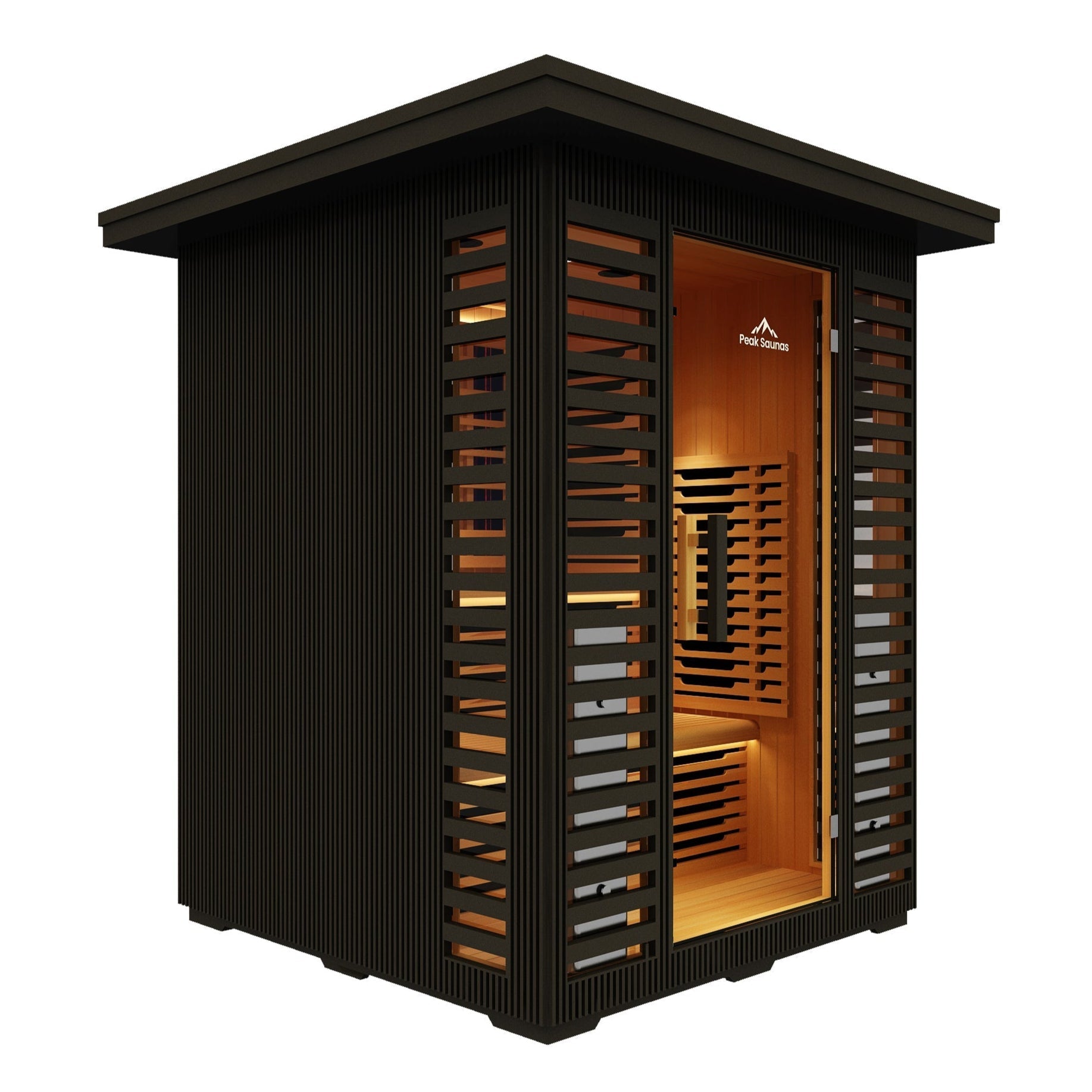 Peak Saunas Kilimanjaro 5-Person Outdoor Full Spectrum Infrared Sauna with Smart WiFi App Control