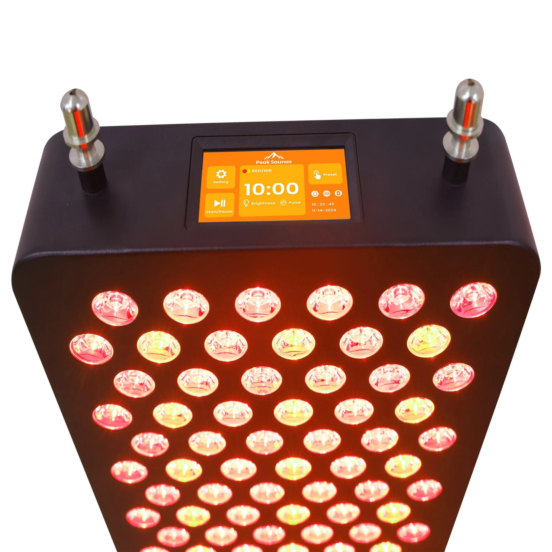 Peak Saunas Patagonia 2-Person Outdoor Full Spectrum Infrared Sauna with XL Medi - view 6