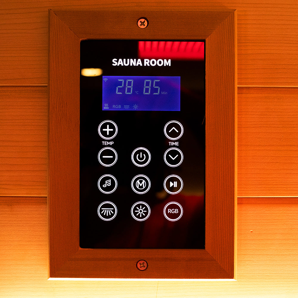 Wizzisaunas S03 3-Person Full Spectrum Near Zero EMF Indoor Infrared Sauna + Medical-Grade Red Light Therapy - image 17