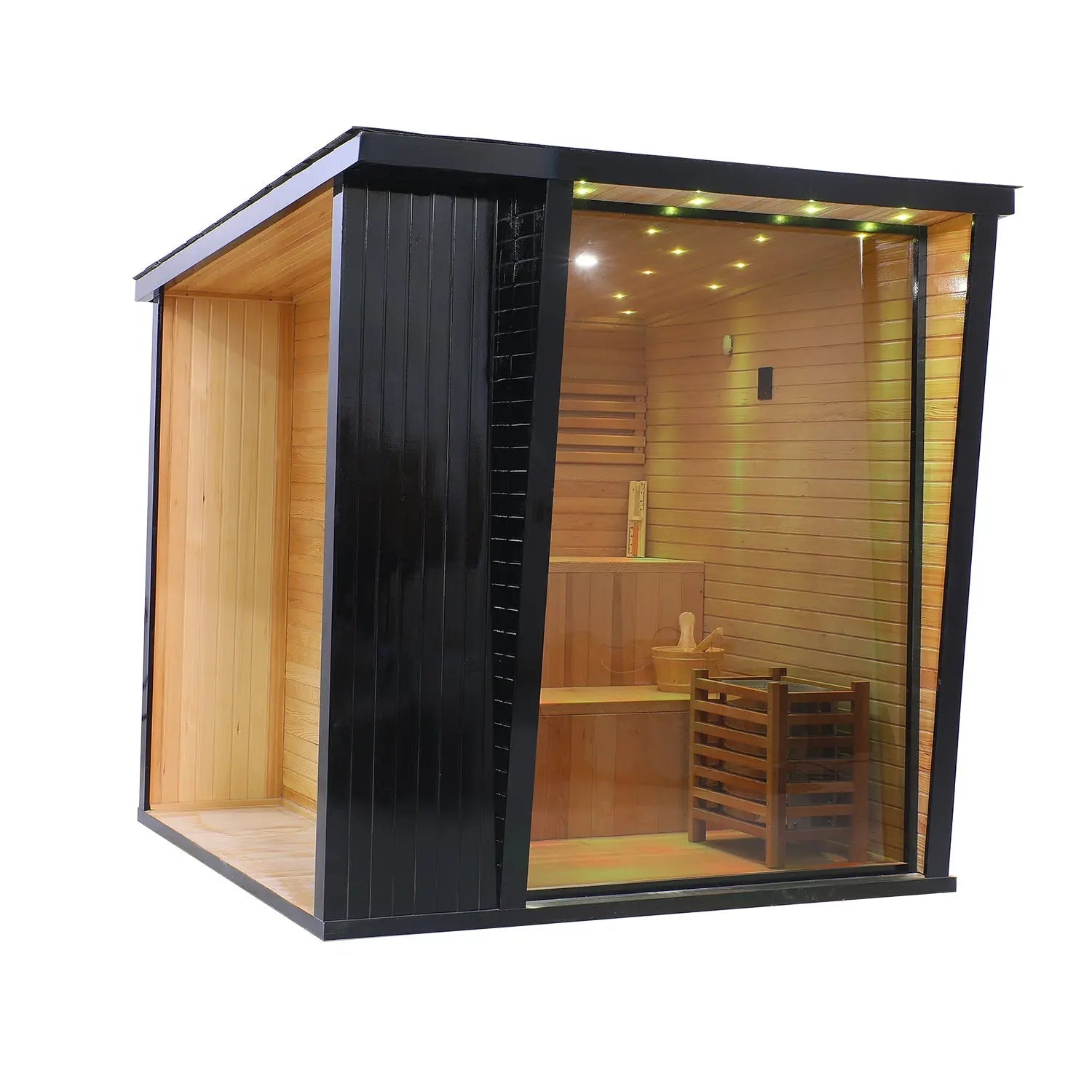 Anyi 2-8 Person Modern Outdoor Traditional Sauna