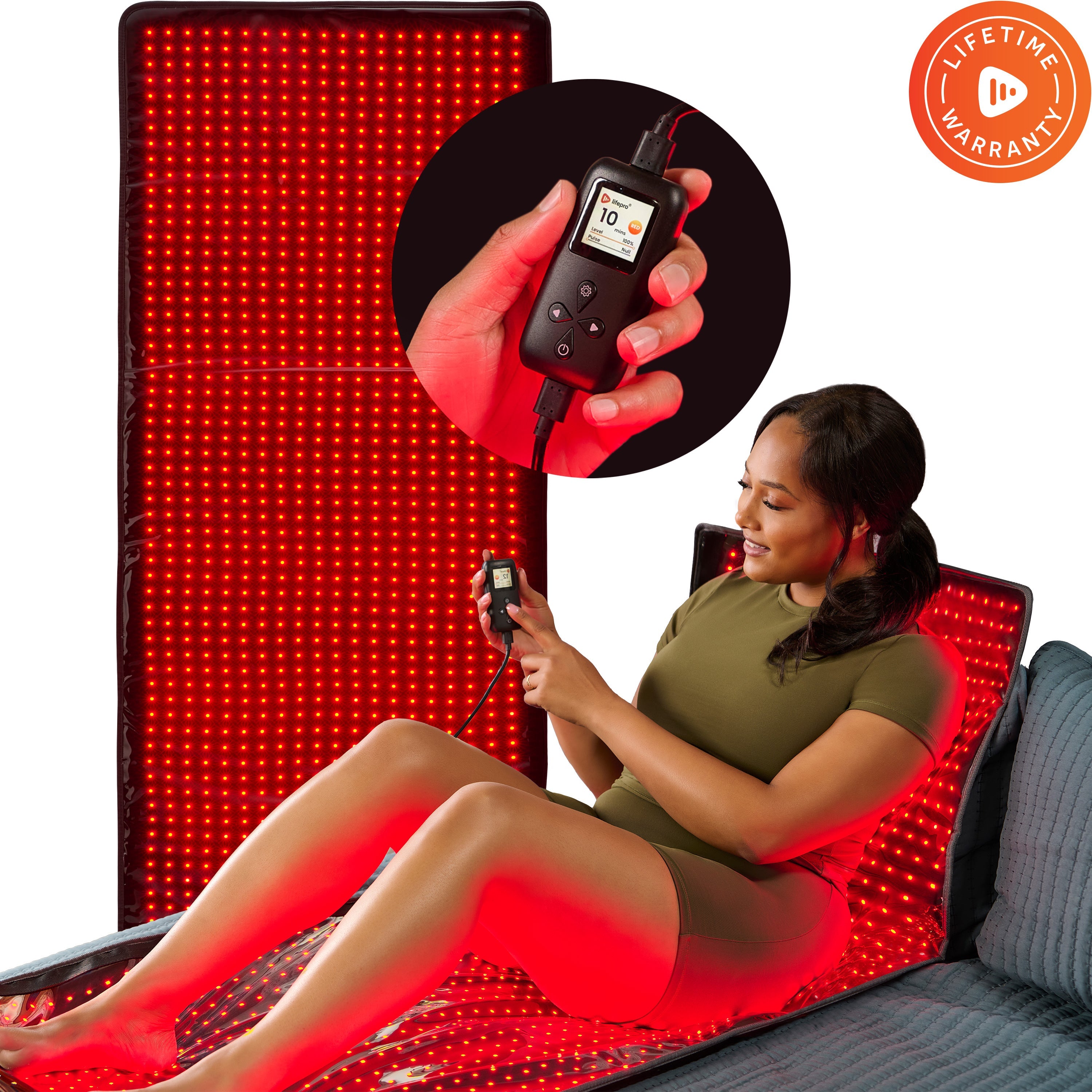 Lifepro AllevaBody Fit™ Full-Body Red Light Therapy Mat